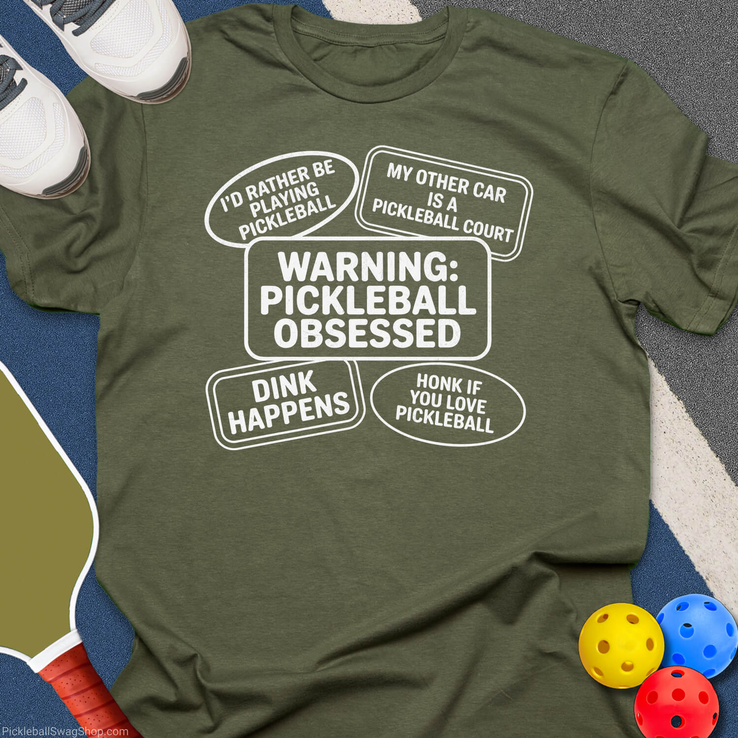 Pickleball Obsessed Daily T-Shirt