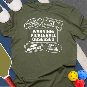 Pickleball Obsessed Daily T-Shirt