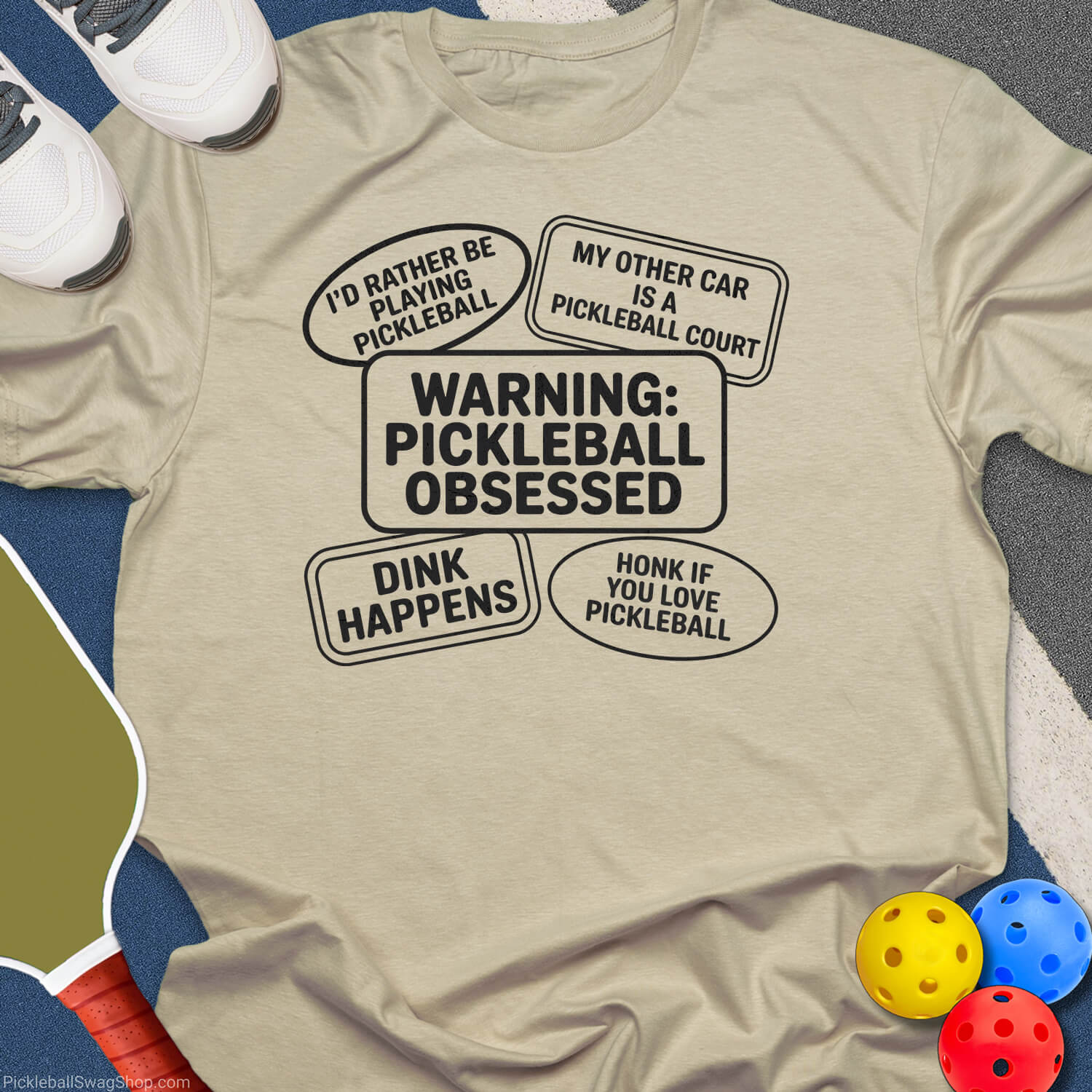 Pickleball Obsessed Daily T-Shirt