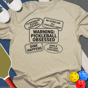 Pickleball Obsessed Daily T-Shirt