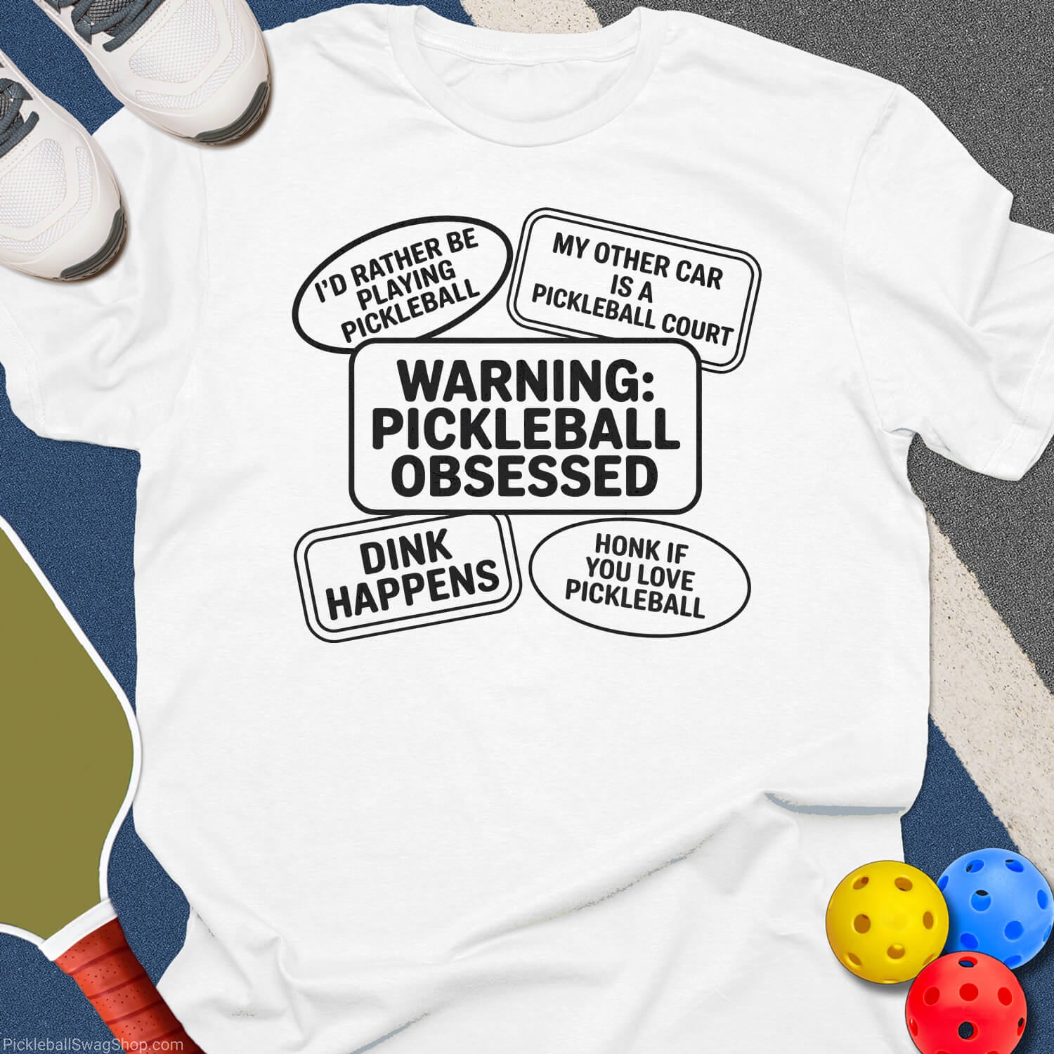 Pickleball Obsessed Daily T-Shirt