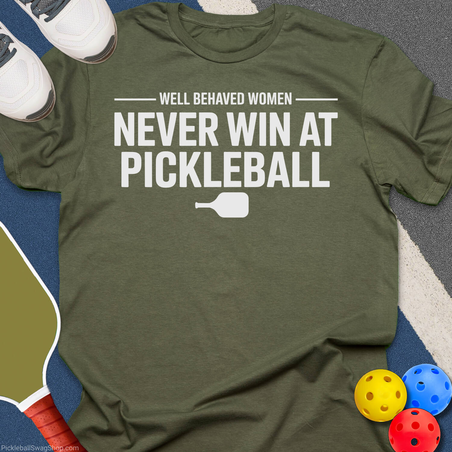 Well Behaved Women Pickleball T-Shirt
