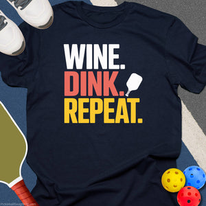 Wine Dink Repeat T-Shirt