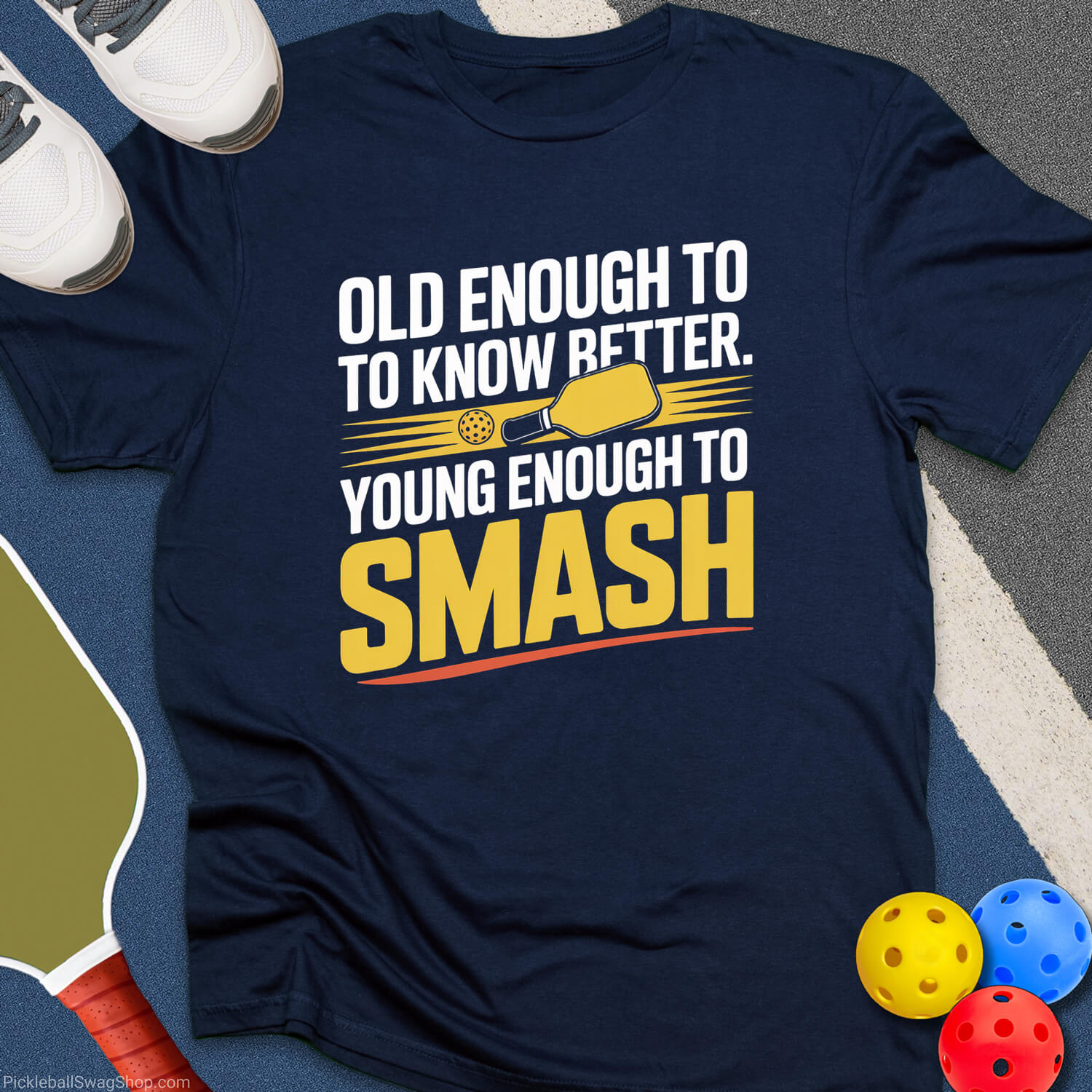 Know Better Smash Pickleball T-Shirt